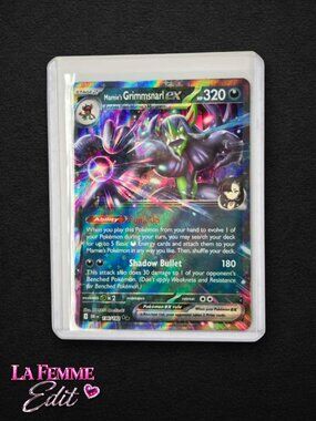 Pokemon Card Marnie’s Grimmsnarl ex 136/182